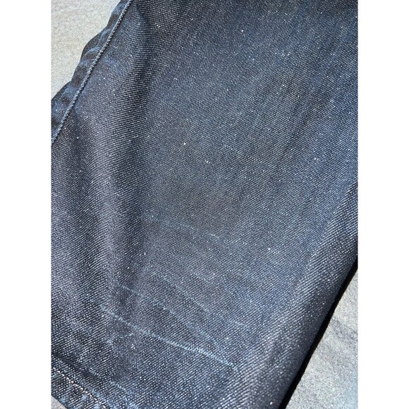 Tommy Hilfiger Straight Leg Jeans Men’s 38x30 Dark Wash Distressed Look - Picture 8 of 9